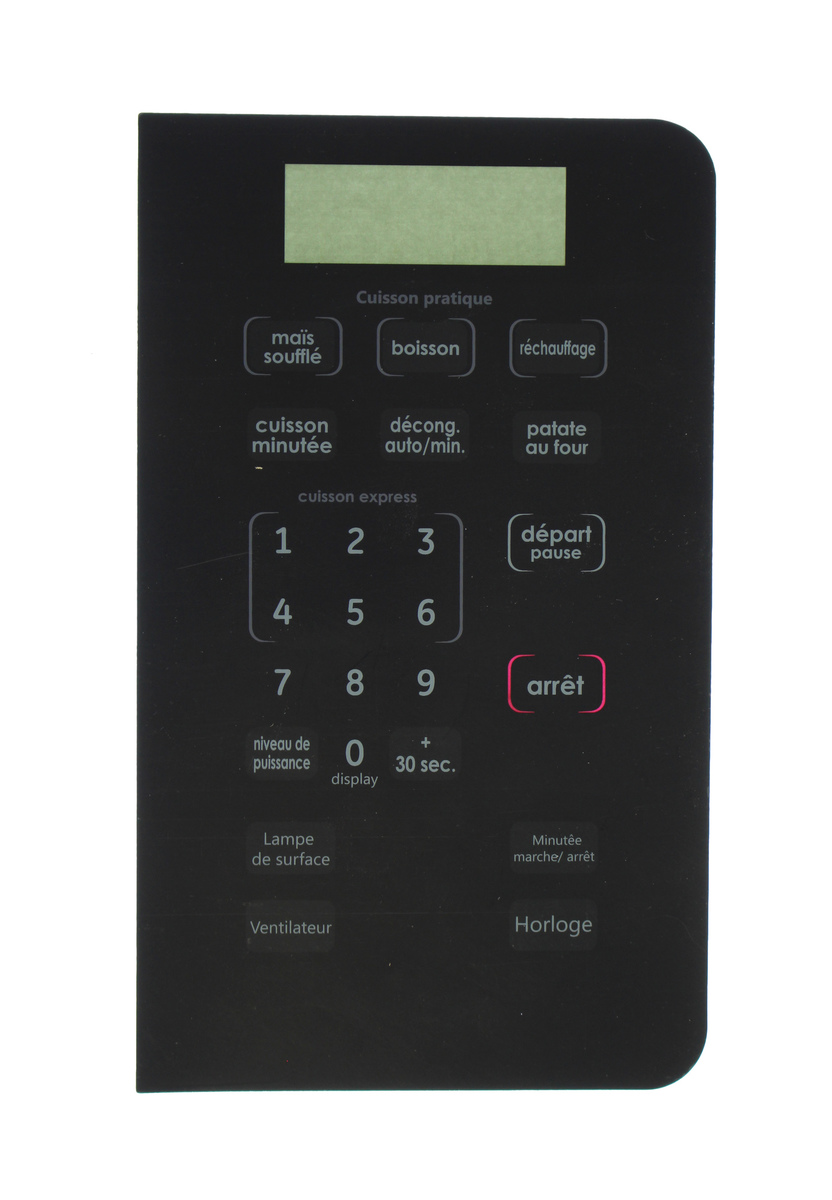 WG02F05282 - Genuine OEM GE Microwave Control Panel Assembly, Stainless